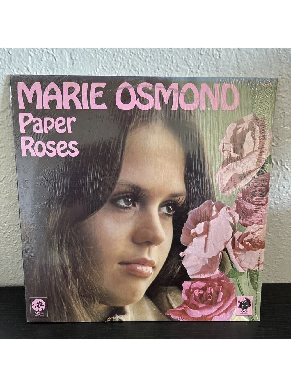 Marie Osmond Paper Roses Vinyl LP Record 1973 MGM Records Classic Country-Pop